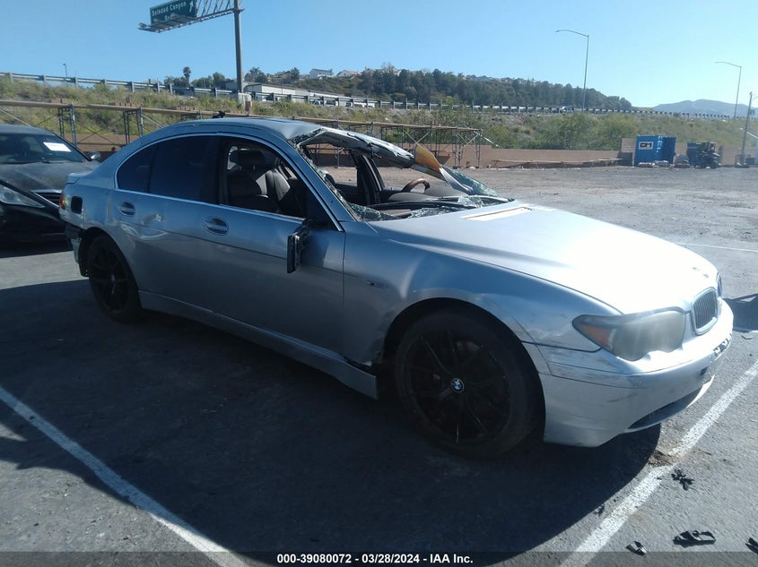 2003 BMW 745I VIN: WBAGL63443DP64015 Lot: 39080072
