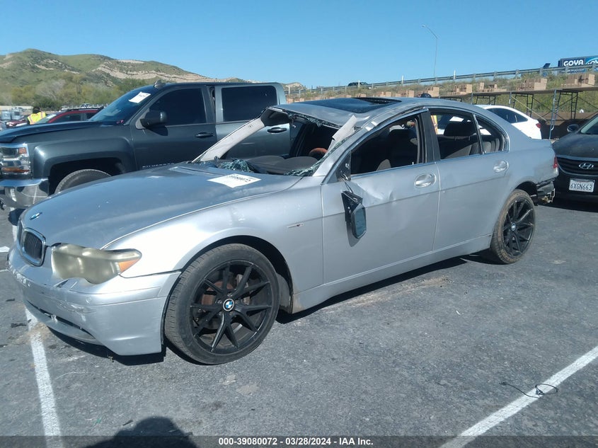 2003 BMW 745I VIN: WBAGL63443DP64015 Lot: 39080072