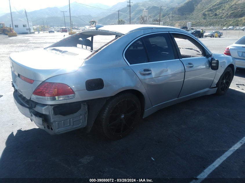 2003 BMW 745I VIN: WBAGL63443DP64015 Lot: 39080072