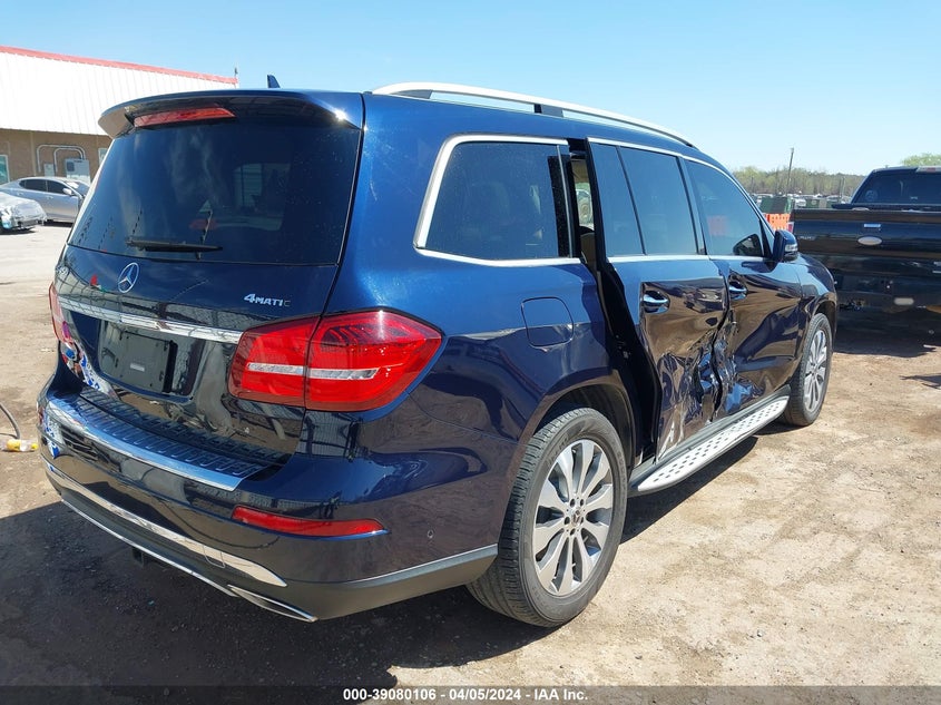 2019 Mercedes-Benz Gls 450 4Matic VIN: 4JGDF6EE8KB232839 Lot: 39080106