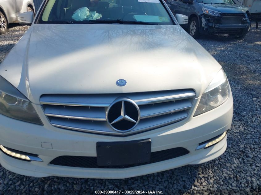 WDDGF8BB7BR174114 | 2011 MERCEDES-BENZ C 300