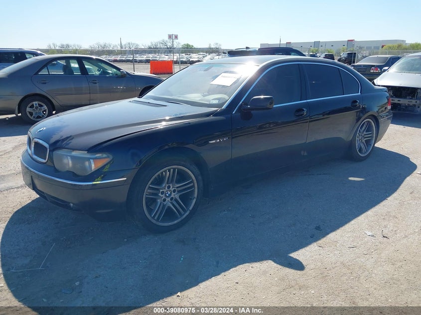 2003 BMW 760Li VIN: WBAGN83413DK10744 Lot: 39080975