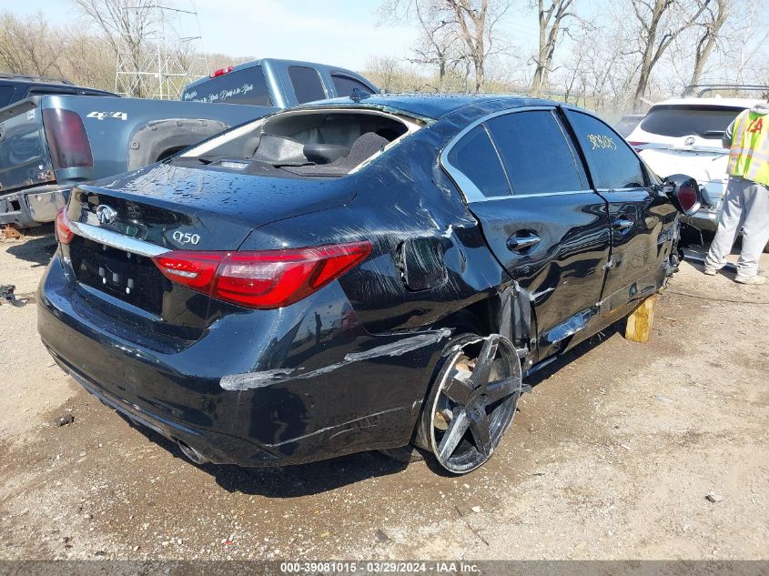 2020 Infiniti Q50 Luxe Awd VIN: JN1EV7AR5LM253683 Lot: 39081015