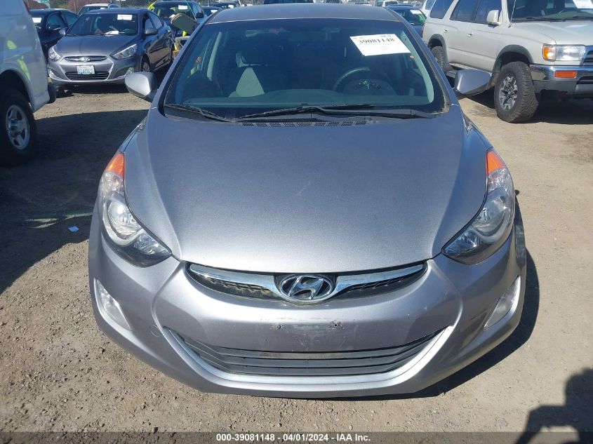 2013 Hyundai Elantra Gls VIN: KMHDH4AE9DU913233 Lot: 39081148