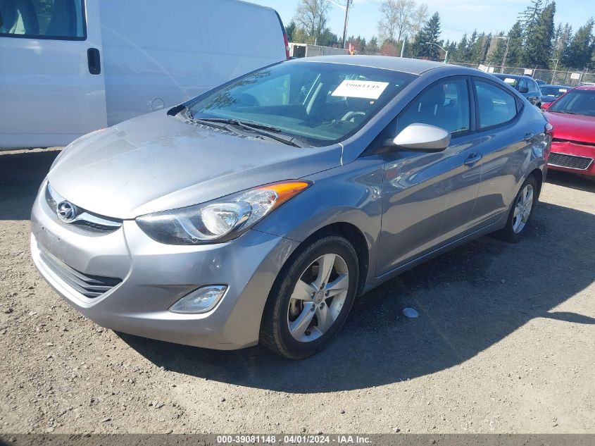 2013 Hyundai Elantra Gls VIN: KMHDH4AE9DU913233 Lot: 39081148