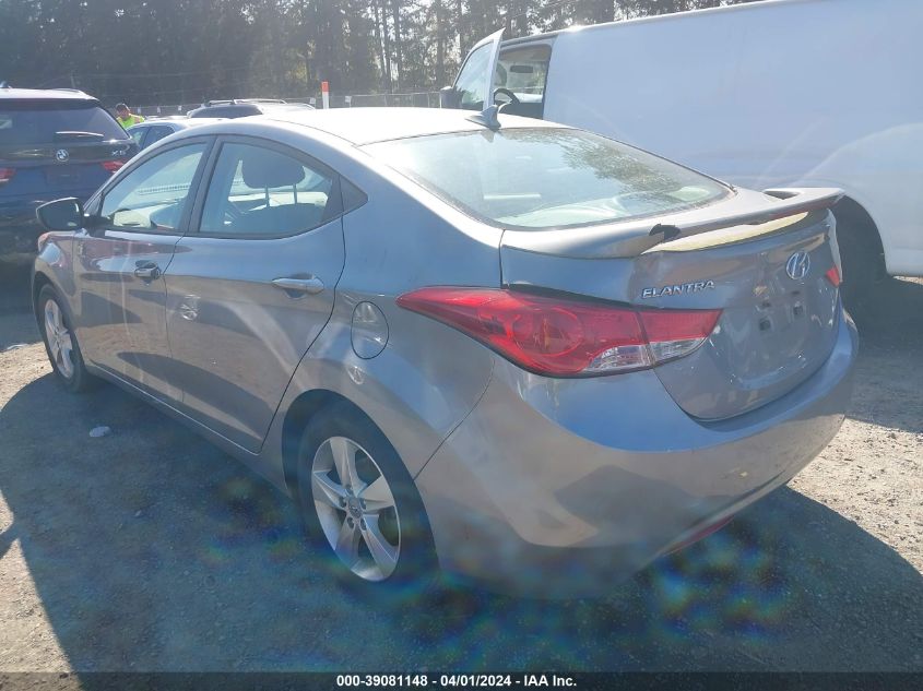 2013 Hyundai Elantra Gls VIN: KMHDH4AE9DU913233 Lot: 39081148