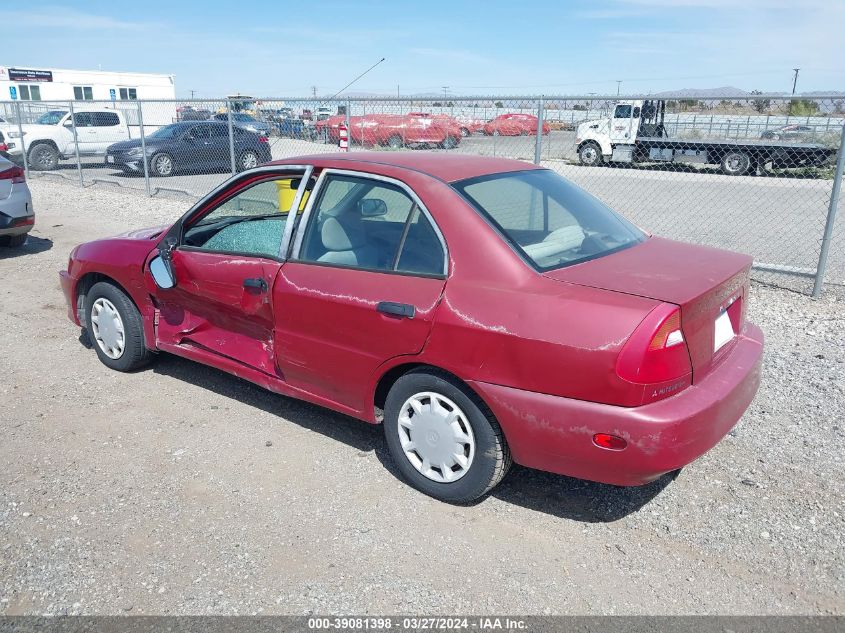 JA3AY26C71U040322 2001 Mitsubishi Mirage Es