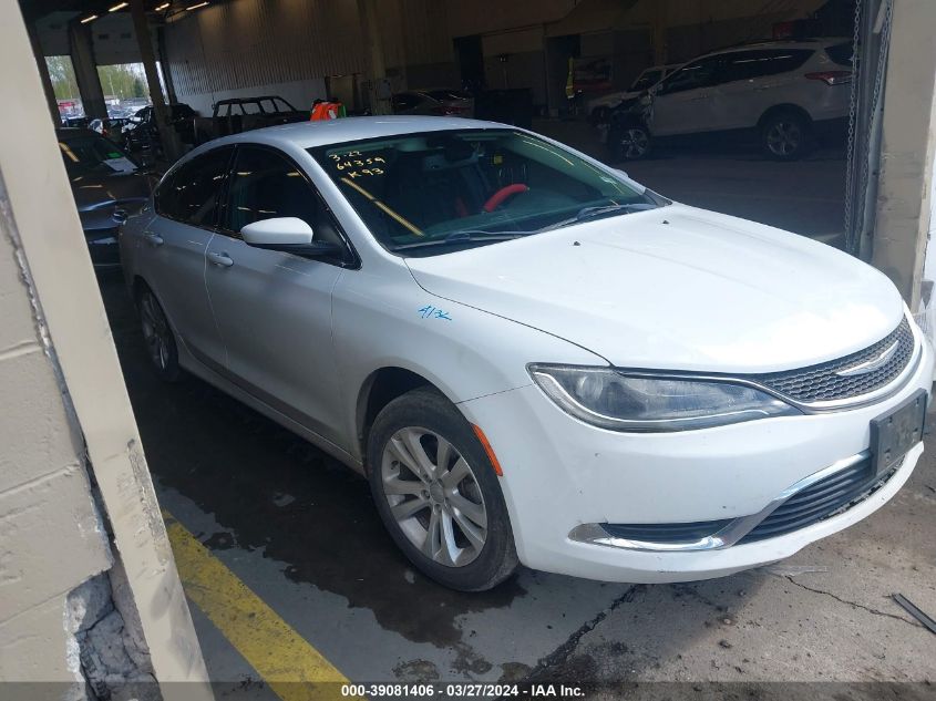 2015 Chrysler 200 Limited VIN: 1C3CCCAB6FN755529 Lot: 39081406