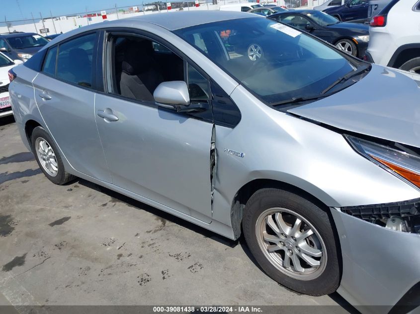 2019 Toyota Prius Le VIN: JTDKARFU0K3093429 Lot: 39081438