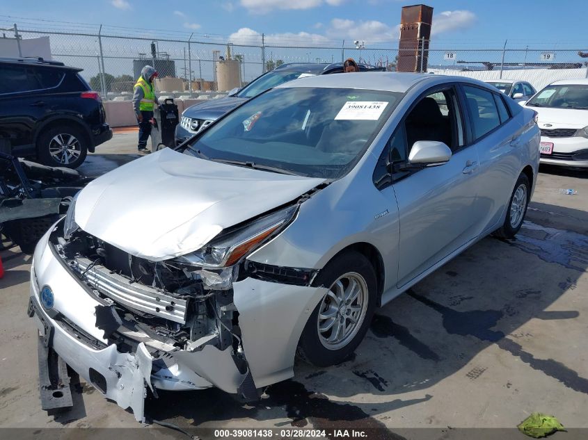 2019 Toyota Prius Le VIN: JTDKARFU0K3093429 Lot: 39081438