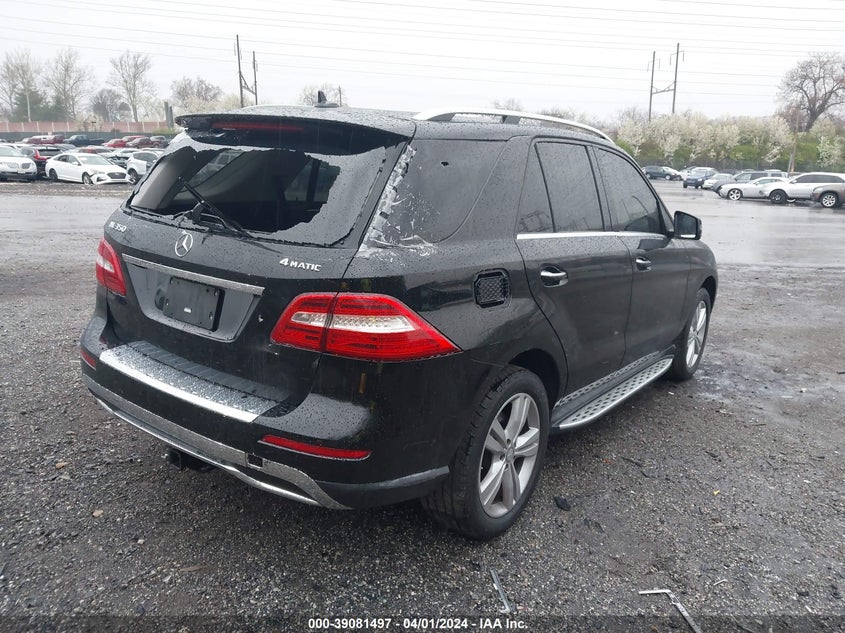 2015 MERCEDES-BENZ ML 350 4MATIC - 4JGDA5HB0FA594475