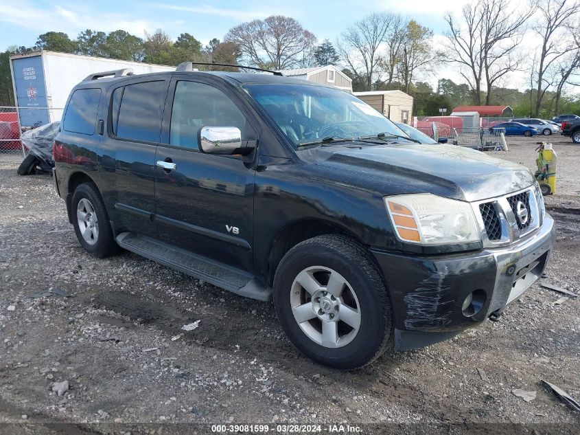 2006 Nissan Armada Le VIN: 5N1AA08B75N742412 Lot: 39081599