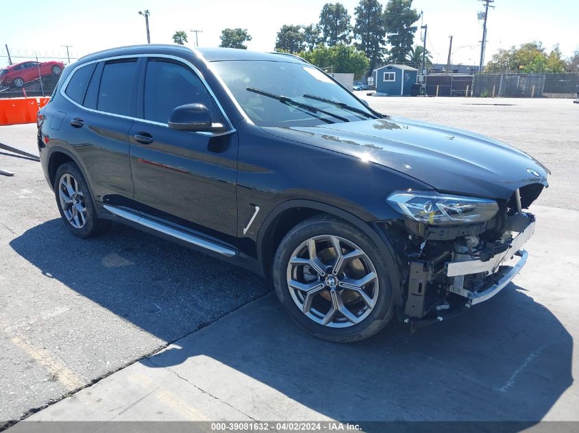 2022 BMW X3 SDRIVE30I - WBX47DP03NN185765