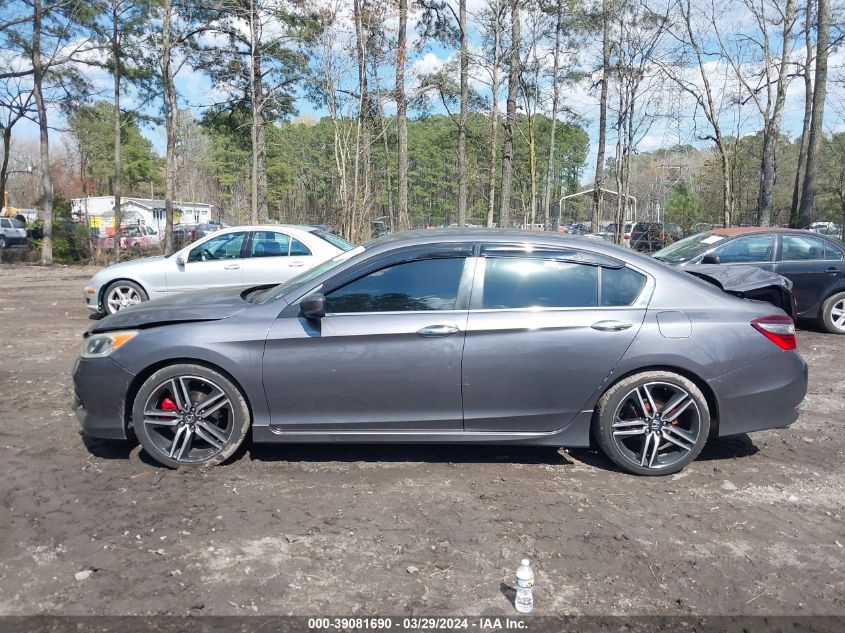 2017 Honda Accord Sport Se VIN: 1HGCR2F12HA083906 Lot: 39081690