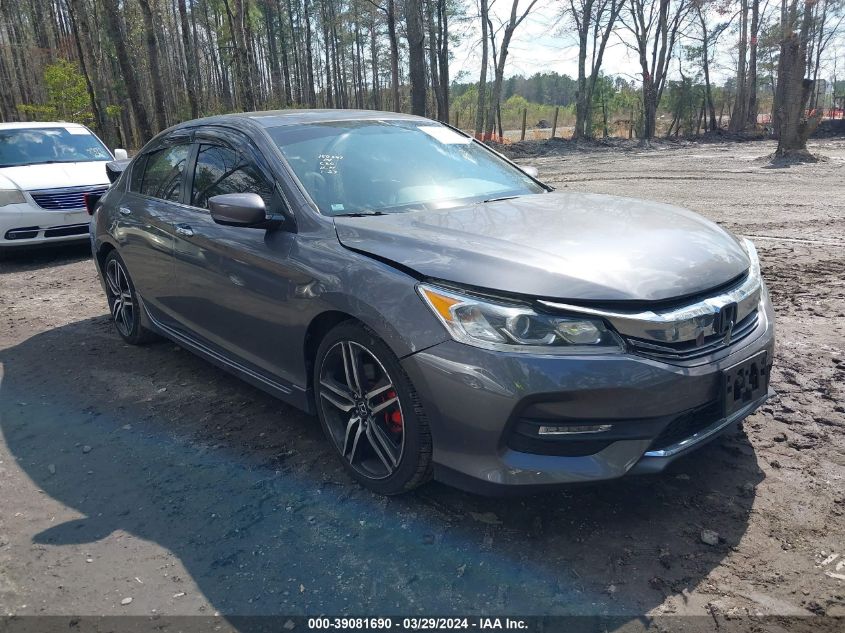 2017 Honda Accord Sport Se VIN: 1HGCR2F12HA083906 Lot: 39081690