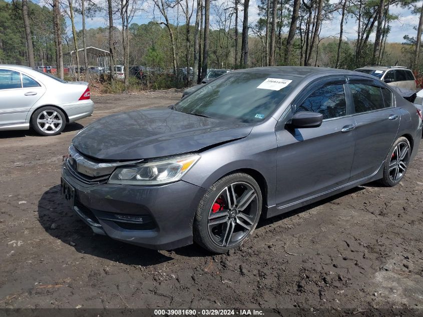 2017 Honda Accord Sport Se VIN: 1HGCR2F12HA083906 Lot: 39081690