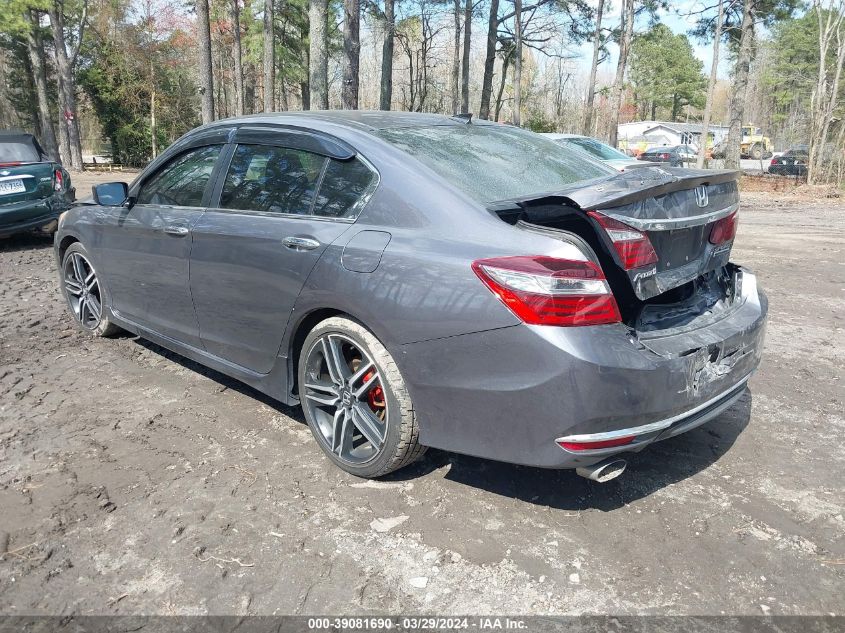 2017 Honda Accord Sport Se VIN: 1HGCR2F12HA083906 Lot: 39081690