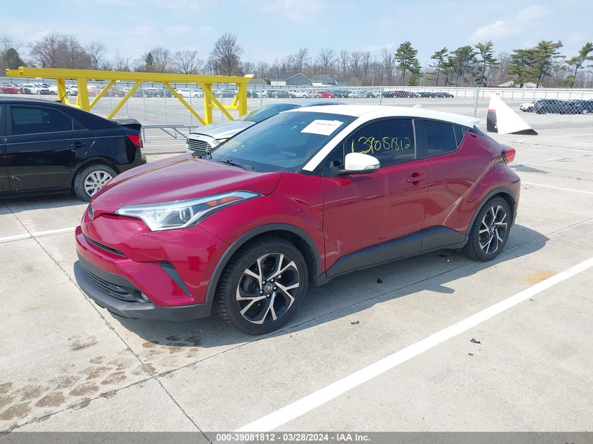 2018 Toyota C-Hr Xle Premium VIN: NMTKHMBX9JR052954 Lot: 39081812