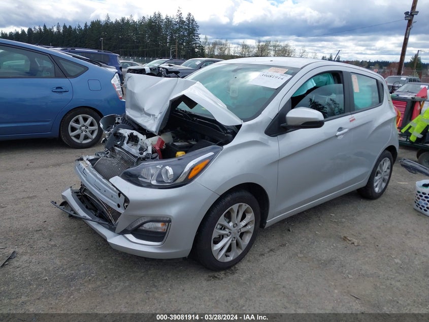 VIN KL8CD6SA9MC219241 2021 CHEVROLET SPARK FWD 1LT AUTOMATIC