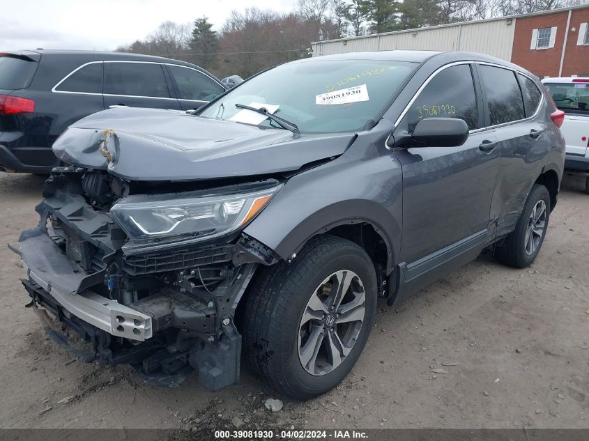 2018 Honda Cr-V Lx VIN: 2HKRW6H38JH201916 Lot: 39081930