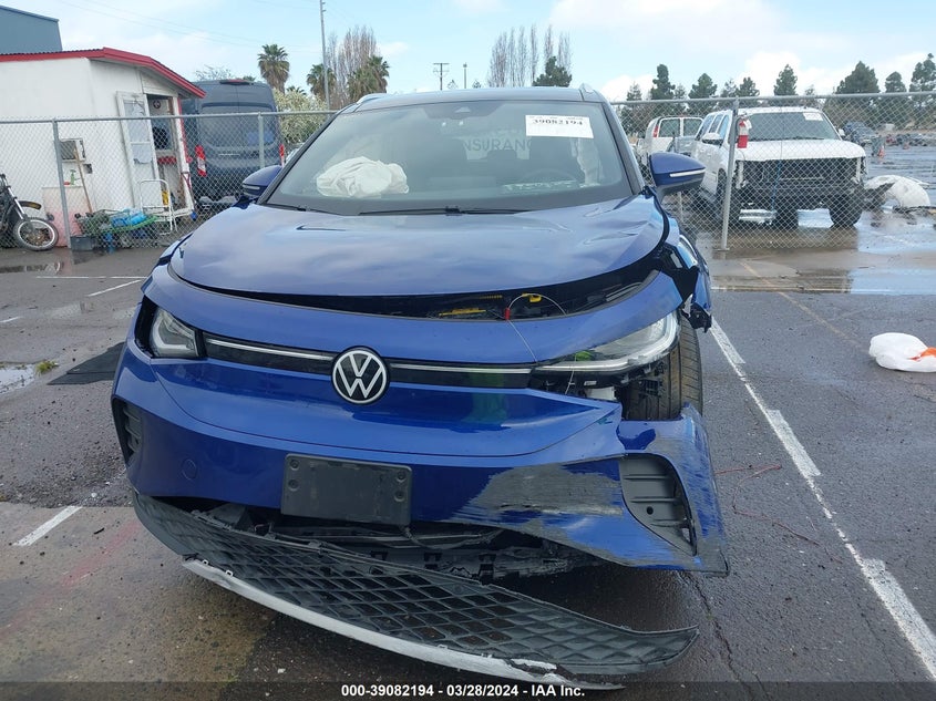 VIN WVGKMPE24NP035148 2022 VOLKSWAGEN ID.4 PRO S
