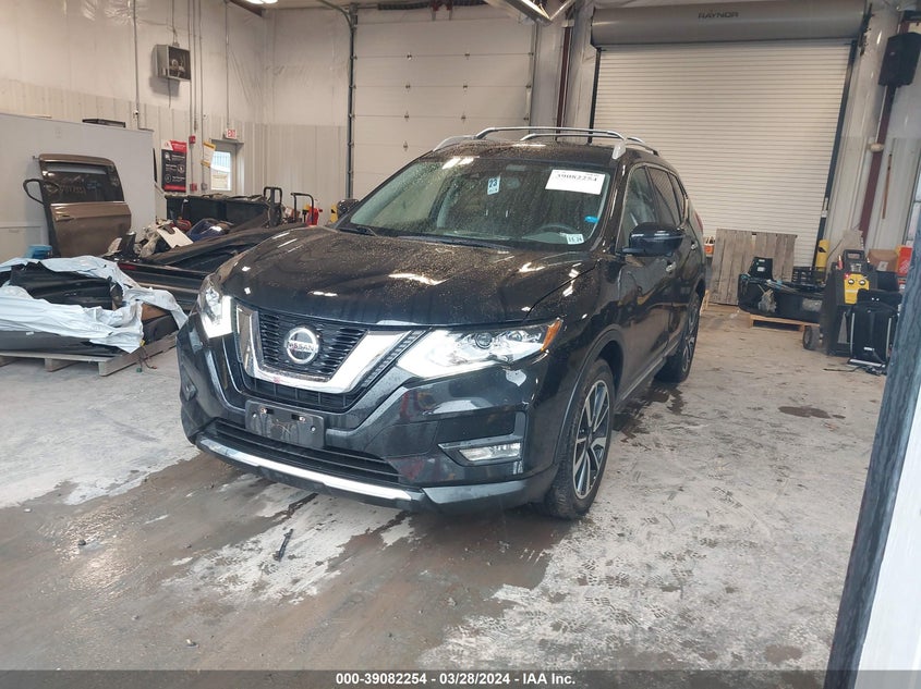 2019 Nissan Rogue Sl Black vin: 5N1AT2MV6KC790883