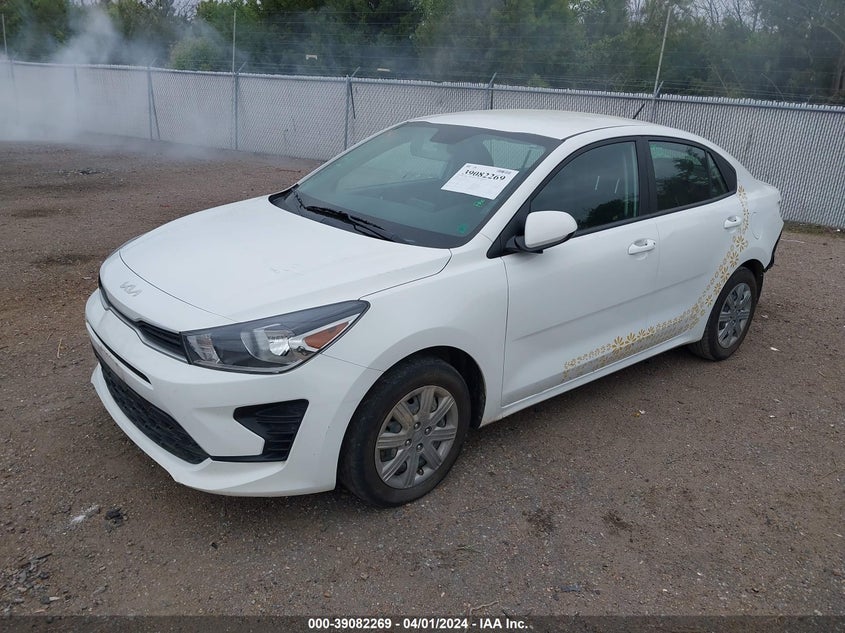 VIN 3KPA24AD0NE501170 2022 KIA RIO S
