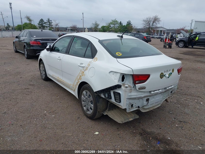 VIN 3KPA24AD0NE501170 2022 KIA RIO S
