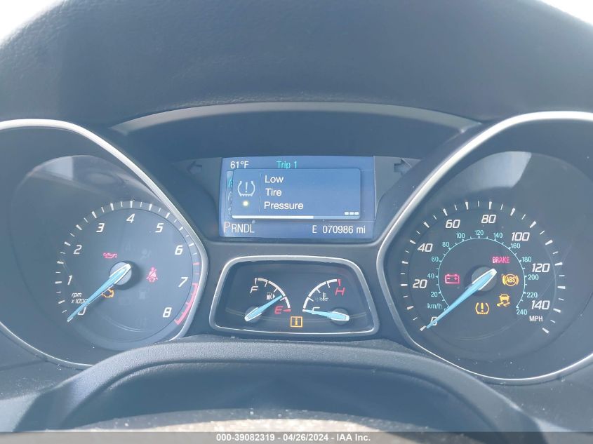 2014 Ford Focus Se VIN: 1FADP3K28EL360545 Lot: 39082319