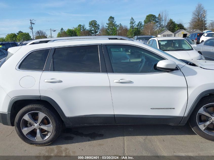 2019 Jeep Cherokee Limited Fwd VIN: 1C4PJLDB8KD434316 Lot: 39082401