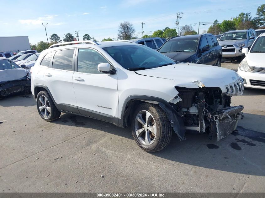 2019 Jeep Cherokee Limited Fwd VIN: 1C4PJLDB8KD434316 Lot: 39082401