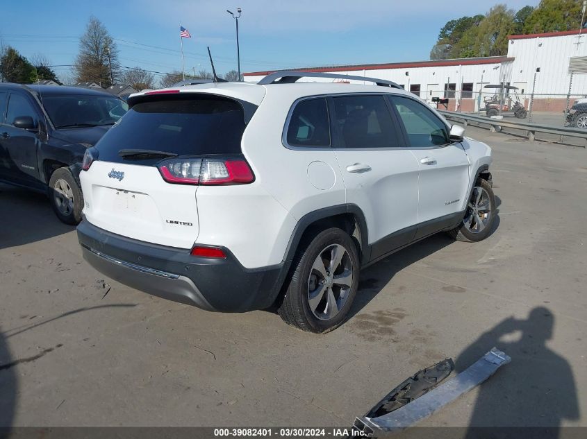 2019 Jeep Cherokee Limited Fwd VIN: 1C4PJLDB8KD434316 Lot: 39082401