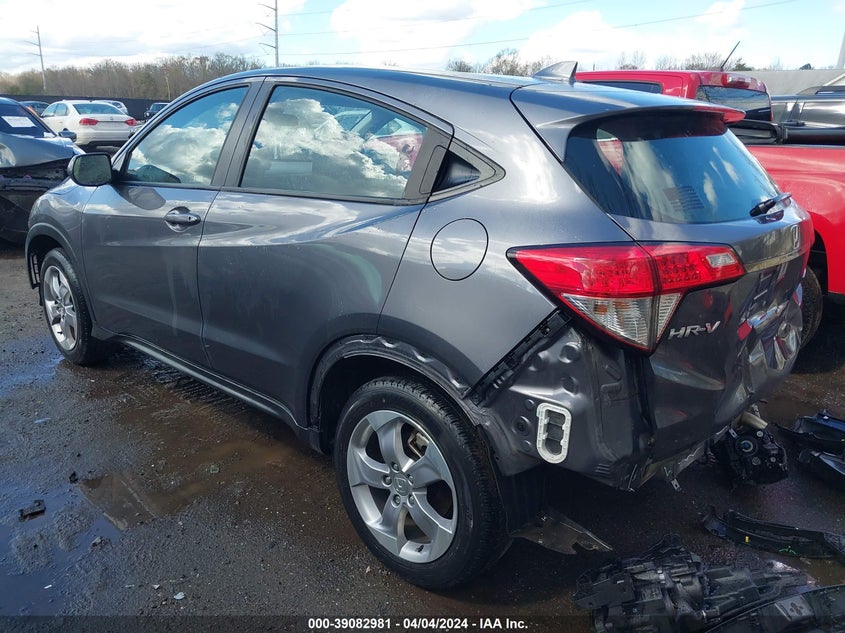 VIN 3CZRU6H37LM721361 2020 HONDA HR-V AWD LX