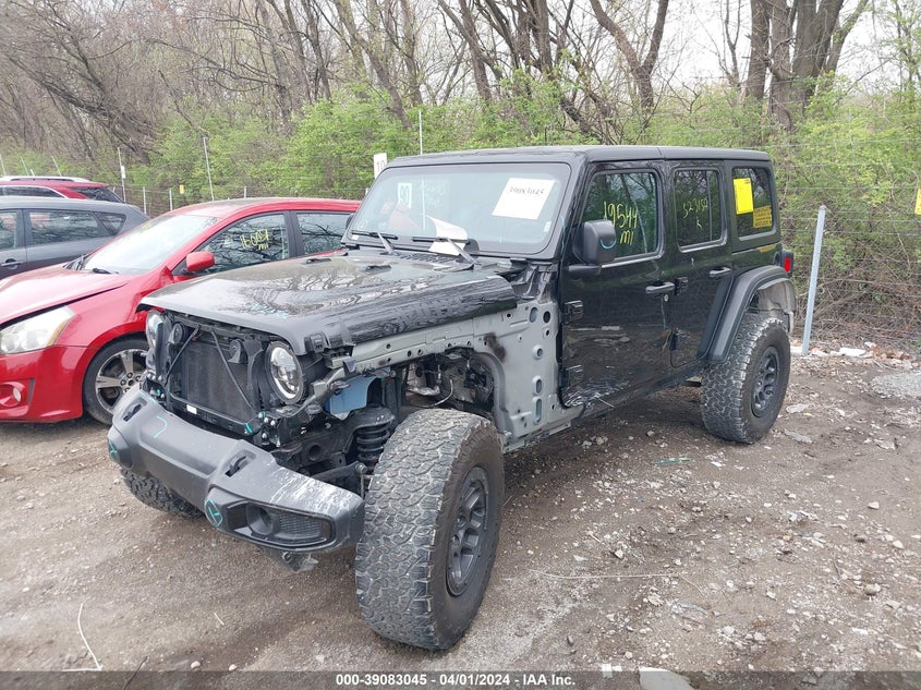 VIN 1C4HJXDN5PW523150 2023 JEEP WRANGLER 4-DOOR WILLYS 4X4