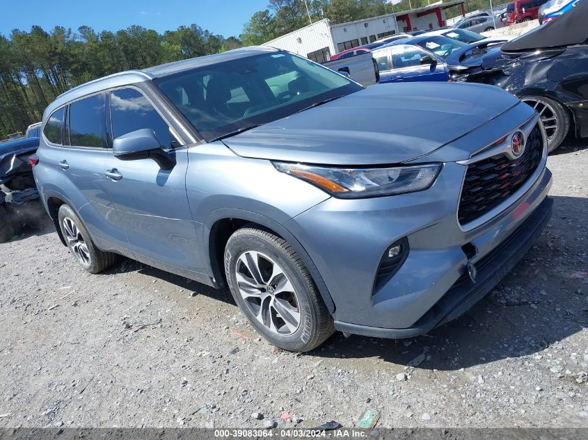 2020 Toyota Highlander Xle VIN: 5TDGZRBH7LS044588 Lot: 39083064