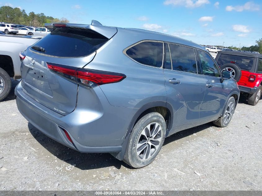 2020 Toyota Highlander Xle VIN: 5TDGZRBH7LS044588 Lot: 39083064