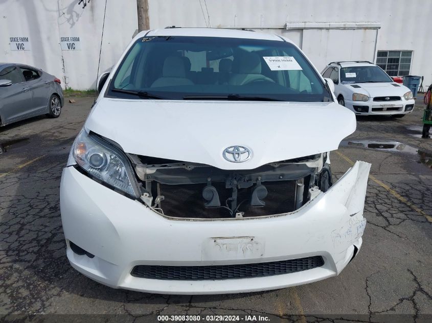 2012 Toyota Sienna Le V6 8 Passenger VIN: 5TDKK3DC6CS220687 Lot: 39083080