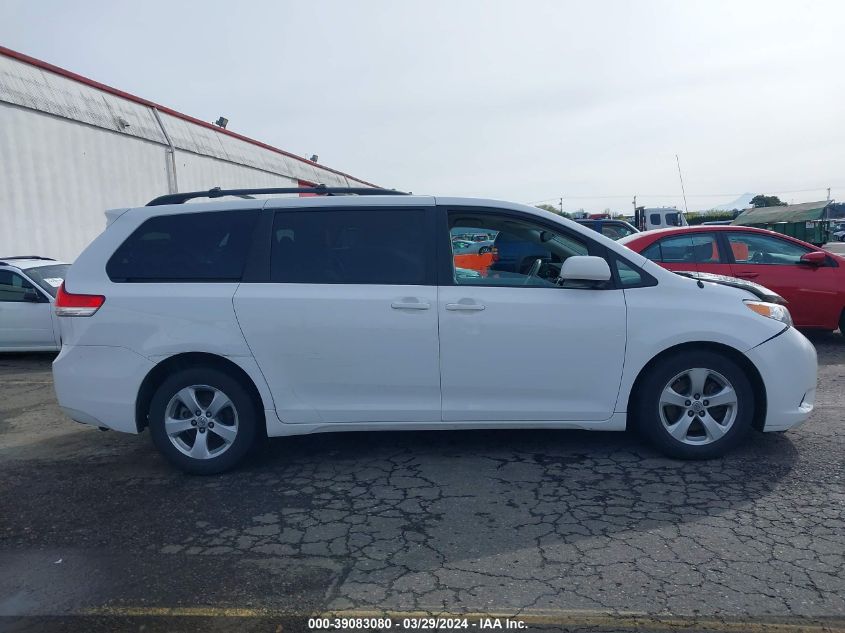2012 Toyota Sienna Le V6 8 Passenger VIN: 5TDKK3DC6CS220687 Lot: 39083080