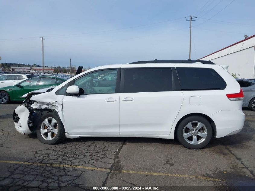 2012 Toyota Sienna Le V6 8 Passenger VIN: 5TDKK3DC6CS220687 Lot: 39083080
