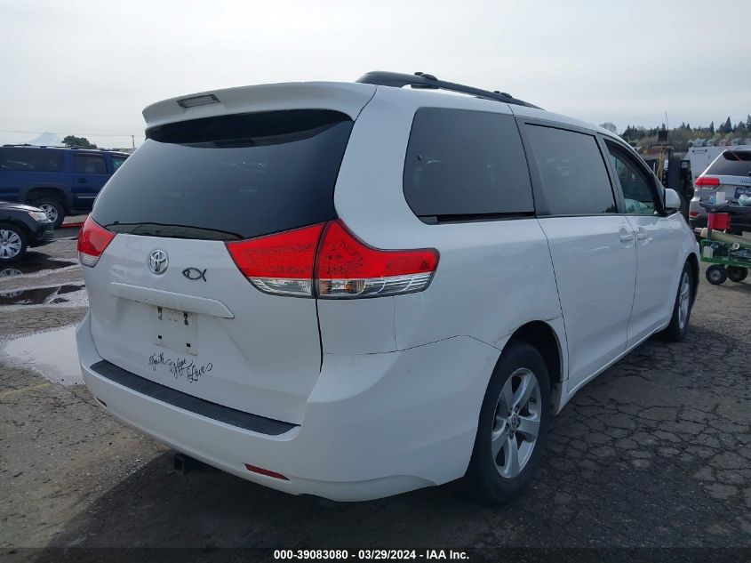 2012 Toyota Sienna Le V6 8 Passenger VIN: 5TDKK3DC6CS220687 Lot: 39083080