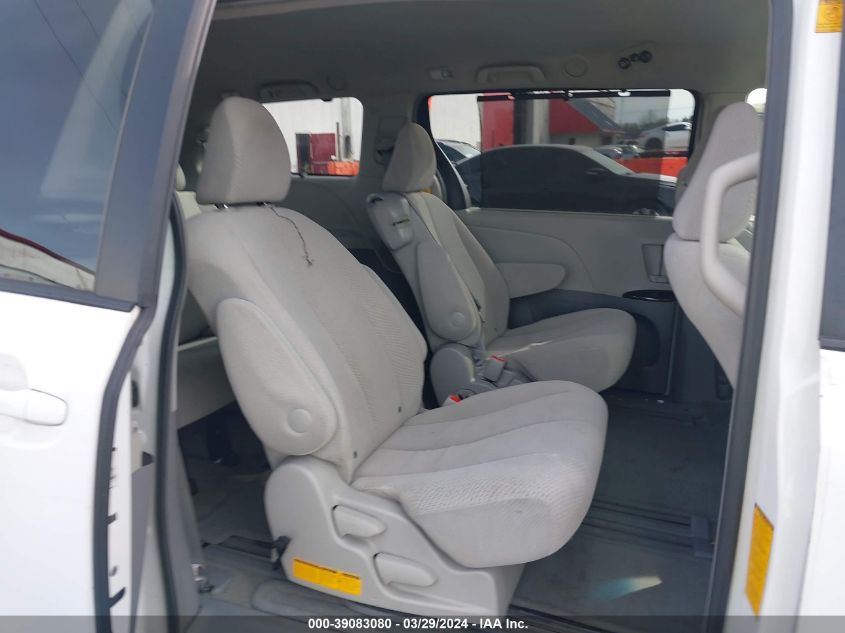 2012 Toyota Sienna Le V6 8 Passenger VIN: 5TDKK3DC6CS220687 Lot: 39083080