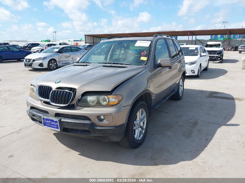 2004 BMW X5 3.0I VIN: 5UXFA13534LU30189 Lot: 39083093