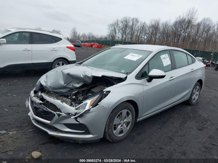 2018 Chevrolet Cruze Ls Auto VIN: 1G1BC5SM4J7127039 Lot: 39083274