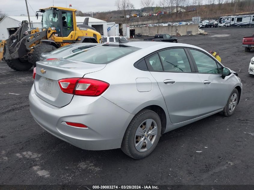 2018 Chevrolet Cruze Ls Auto VIN: 1G1BC5SM4J7127039 Lot: 39083274