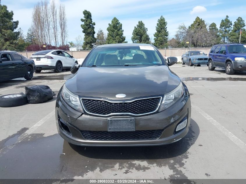 2014 Kia Optima Lx VIN: 5XXGM4A79EG301555 Lot: 39083332