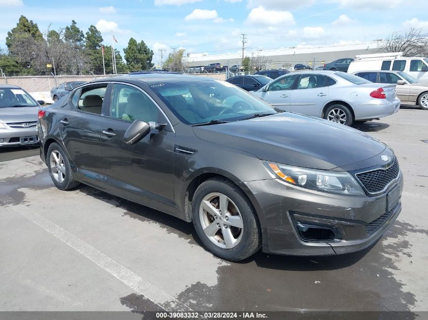 2014 Kia Optima Lx VIN: 5XXGM4A79EG301555 Lot: 39083332