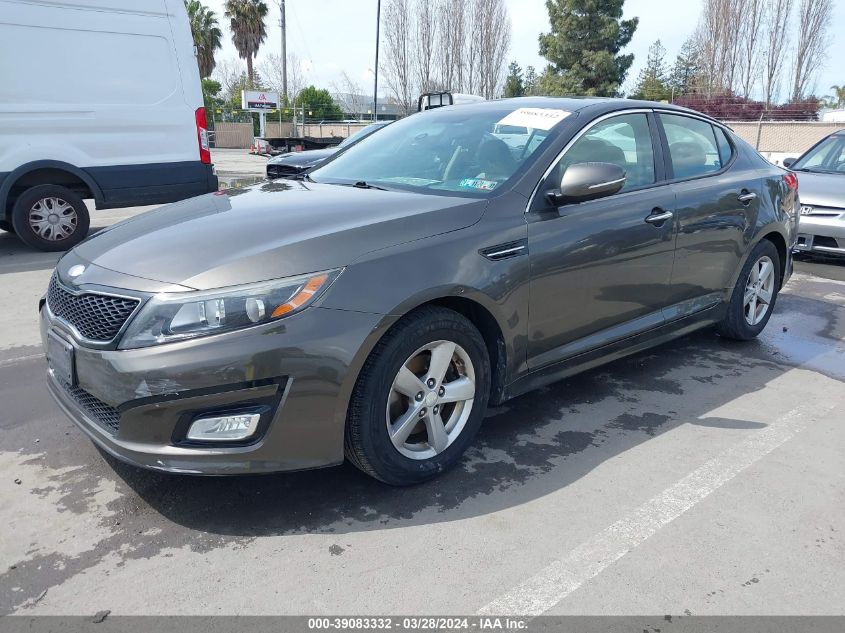 2014 Kia Optima Lx VIN: 5XXGM4A79EG301555 Lot: 39083332