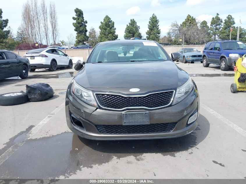 2014 Kia Optima Lx VIN: 5XXGM4A79EG301555 Lot: 39083332