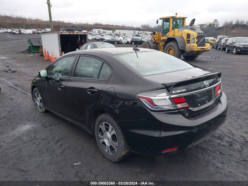 19XFB4F39DE200210 | 2013 HONDA CIVIC HYBRID