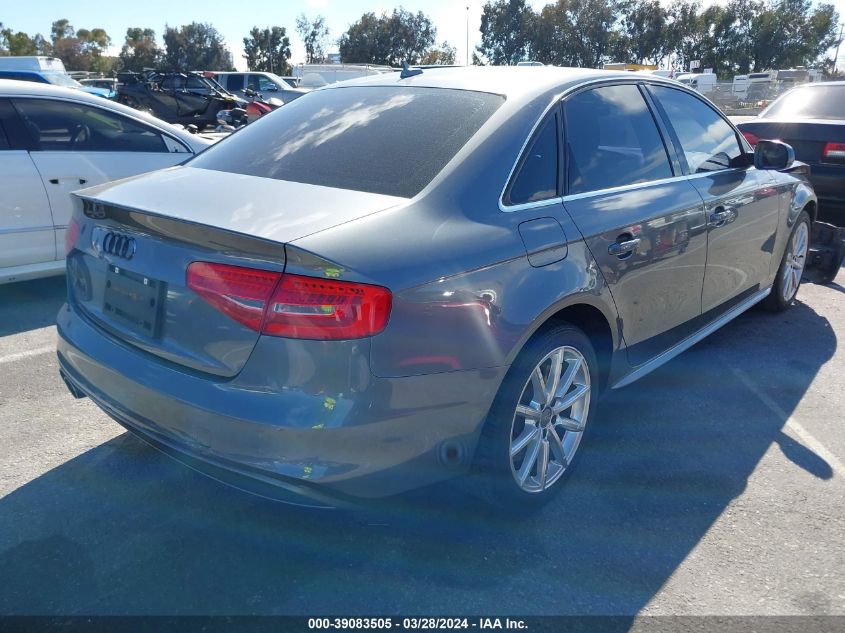 2015 Audi A4 2.0T Premium VIN: WAUEFAFL7FN001358 Lot: 39083505